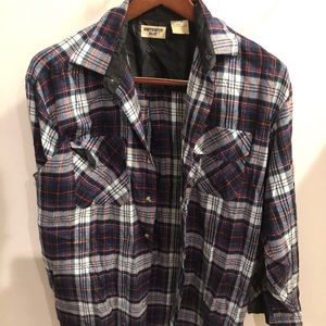 ‘Willie’- Vintage Northwest Blue Flannel Shirt